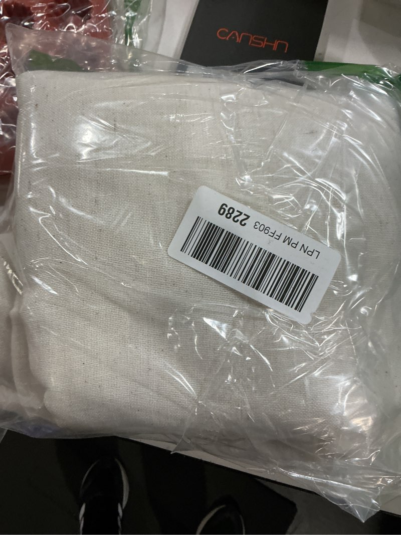 Condition photo showing New/Like New for XTMYI Linen Drapery 92 Inch Curtains Length 2 Panels Set Back Tab Sheer Window Curtains Living Room Bedroom,50x92 in Long,Cream(Ivory/Off White) 50"W x 92"L (Pack of 2) Birch