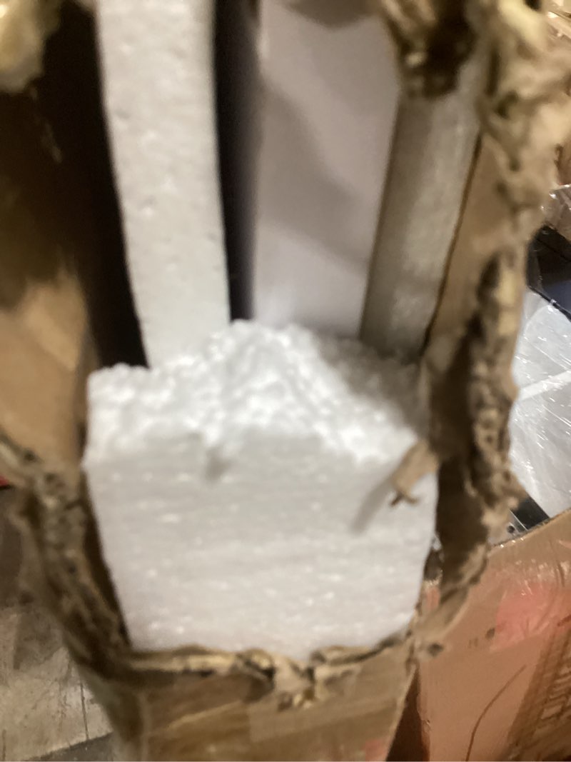 Condition photo showing New/Like New for SpaceAid Washer Dryer Countertop, Laundry Wood Shelf Topper with Edge, 54" Width x 27.5" Depth Cover Guard Organizer for Washer and Dryer Laundry Hamper Counter Storage Organization (White) Large White