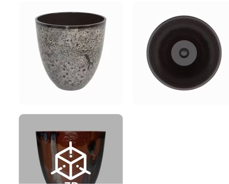 100+ bought last week origin 21 round 4.92-in w x 4.92-in l x 4.92-in h white and black ceramic indoor/outdoor planter
