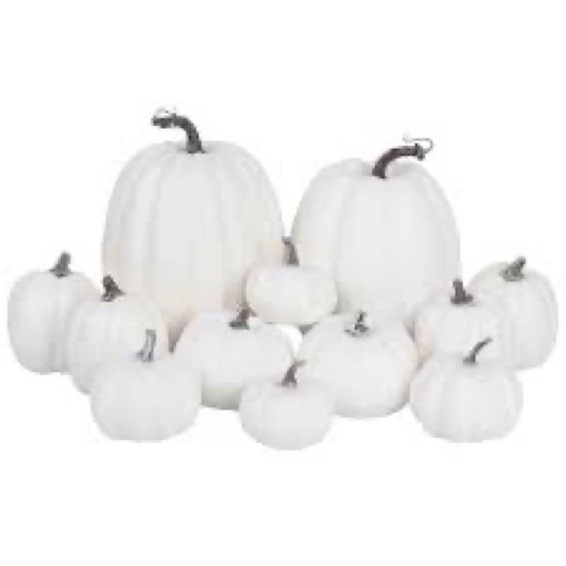 12 Pcs 6 Inches Large Pumpkins for Decorating Big Artificial Foam Pumpkins Fall Decoration Velvet Pumpkin Table Decor for Autumn Fall Thanksgiving Halloween Decor(Orange)