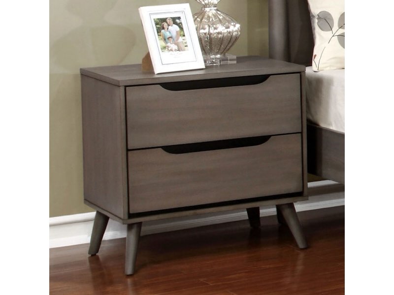 Furniture of America Bedroom Night Stand CM7386GY-N at Furniture Market