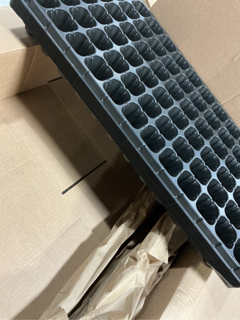 Condition photo showing Good Condition for rootrimmer 72 cell seed trays, thick durable 72 cell plug tray seedling plastic nursery tray for 1020 flat germination (10-pack, 21"×11", 1.81" height, low) black-72c-l 72c-10p