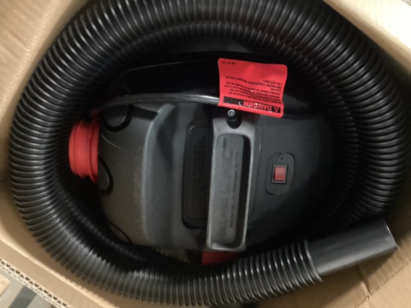 Condition photo showing Good Condition for Shop-Vac 5985005 6 Gallon Wet/Dry Vacuum, 3.5 Peak HP, 1.25 Inch Diameter x 7 Foot Hose, 6 Foot Cord, Ideal for Home, Garage, and Workshop Cleaning
