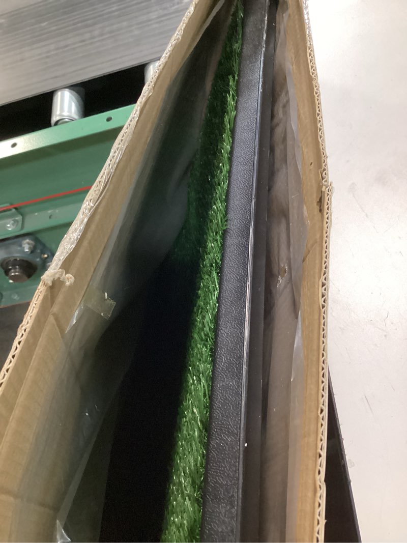 Condition photo showing Good Condition for Artificial Grass Puppy Pee Pad for Dogs and Small Pets - 41X27 Inch, Reusable 4-Layer Turf Pads for Dogs with Tray - Indoor and Outdoor Fake Grass Potty Pet Supplies by PETMAKER XXL 4-Layer System