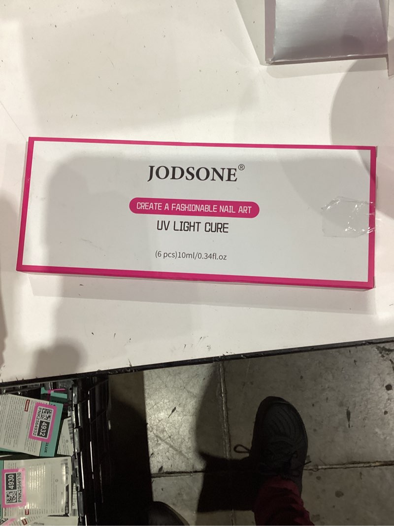 Condition photo showing New/Like New for JODSONE 10ml Glitter Gel Nail Polish Set 6 Color Glitter Effect gel polish All Seasons Neutral Soak off LED Lamp Gel Manicure Set for Nail Art