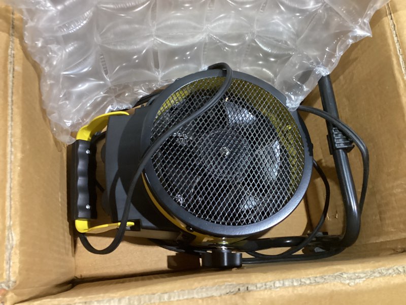 Condition photo showing Good Condition for Outdoor Heaters for Patio, 1500W Electric Garage Heater with Overheat Protection, 3S Fast Heating, 3 Modes, Portable Space Heater for Patio, Garage, Greenhouse, Indoor, Orange