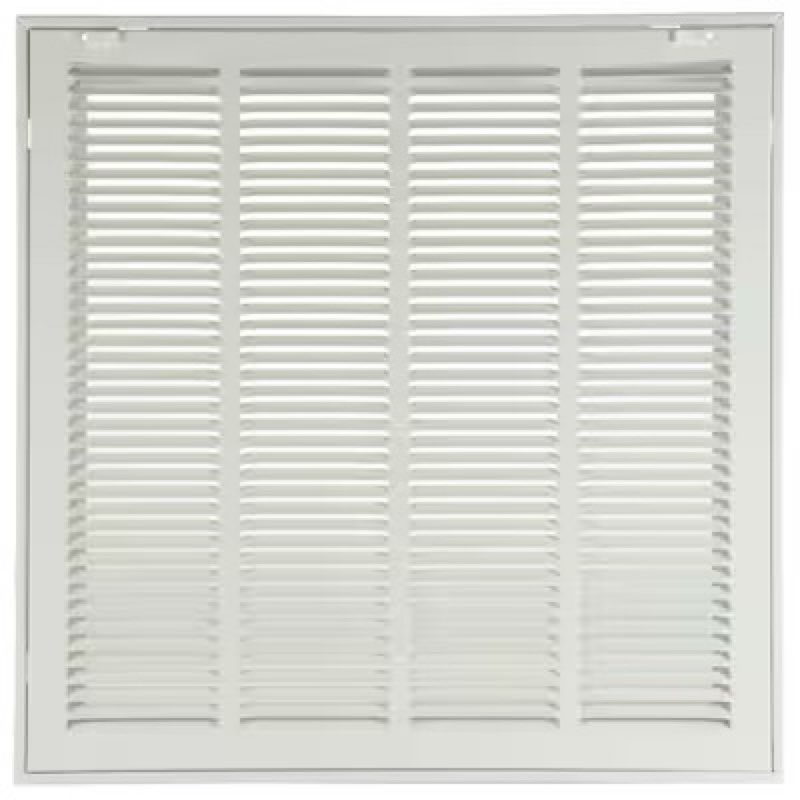 reliabilt 20-in x 20-in steel white sidewall/ceiling filter grille