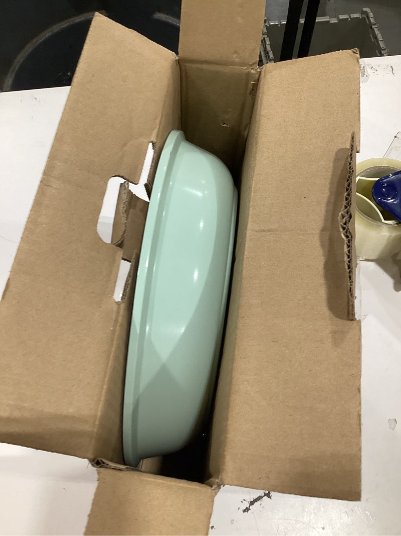 Condition photo showing Good Condition for sensarte nonstick ceramic frying pan 11-inch, healthy non toxic skillet, induction compatible omelet pan with heat resistant handle, pfas-free, mint green 11 inch mint green
