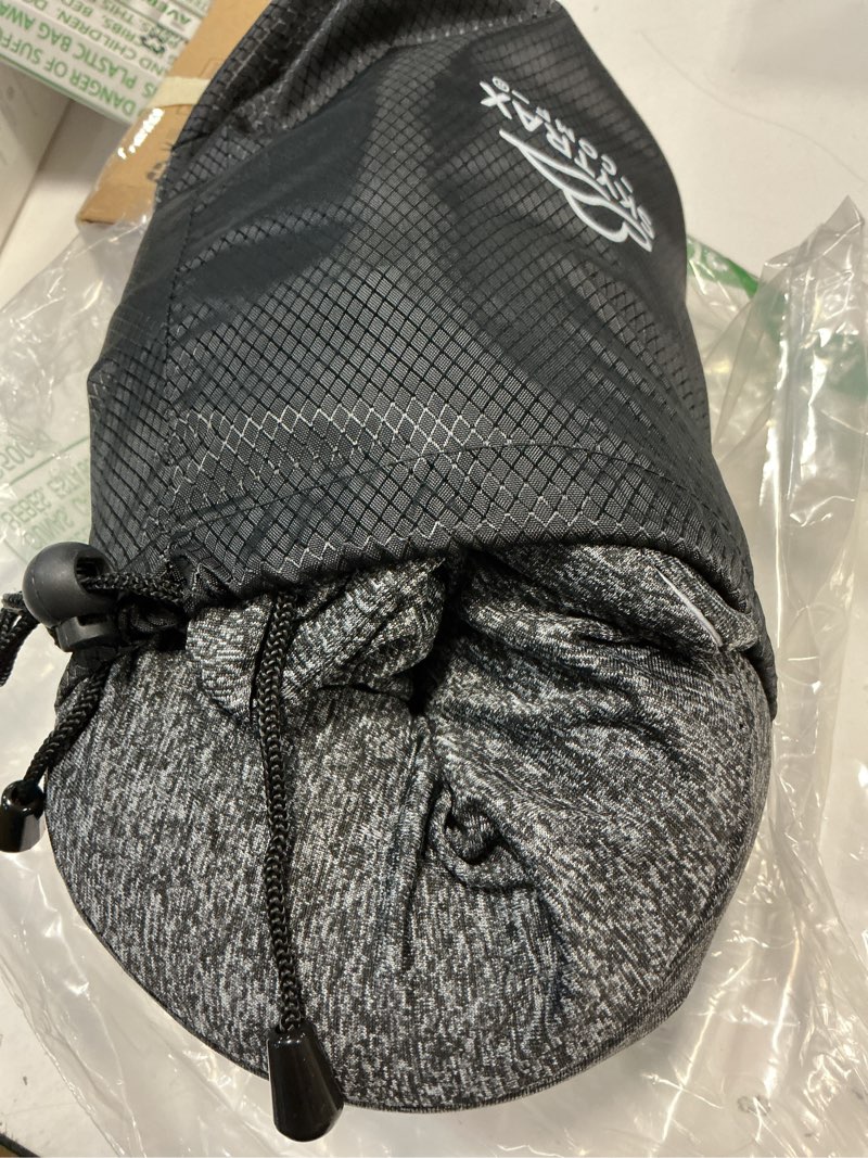 Condition photo showing Good Condition for Travel Pillow with Extra Large Hood for Airplane Long Flights Privacy and Comfort Memory Foam with Skin-Friendly Cover for Road Trip Head&Neck Support for Plane Office Cars Sleeping & Rest (Grey)