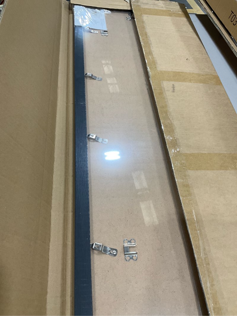 Condition photo showing Good Condition for 13x39 Picture Frame for Wall Display, 13x39 Black Picture Frame with Shatter Resistant Plexiglass, Stable and Sturdy 13 x 39 Poster Frame for Wall Display, Handpicked Gift Collection, 1 Pack