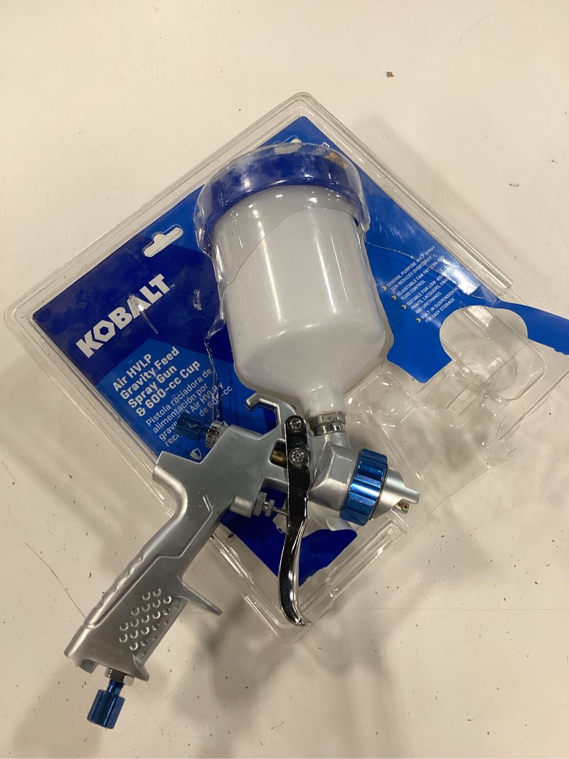 Condition photo showing As Is for kobalt 2-in air paint sprayer