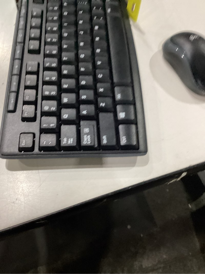 Condition photo showing Good Condition for Logitech MK270 Wireless Keyboard and Mouse Combo for Windows, 2.4 GHz, 8 Multimedia Keys, PC, Laptop, Wireless Keyboard Compact Mouse Combo - Black Black 1 Pack Combo