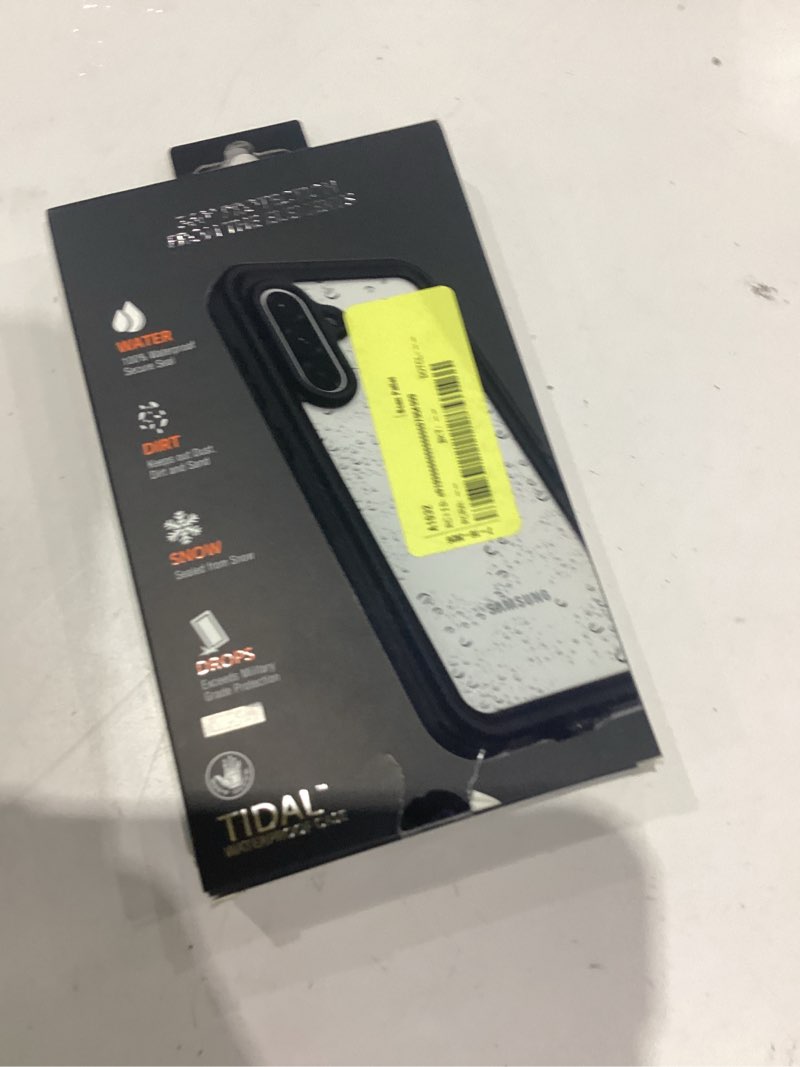 Condition photo showing As Is for body glove tidal waterproof phone case for samsung galaxy a36 5g - black/clear