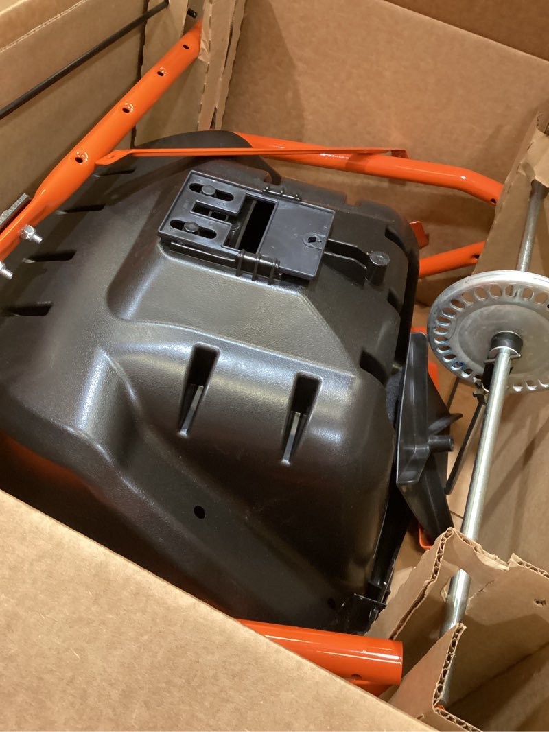 Condition photo showing Good Condition for agri-fab 45-0527 110 lb. tow- behind lawn & garden broadcast spreader for seed,fertilizer,salt,ice melt; easy to use flow control from seat of riding lawn mower 110 lb. direct rod control tow-behind spreader