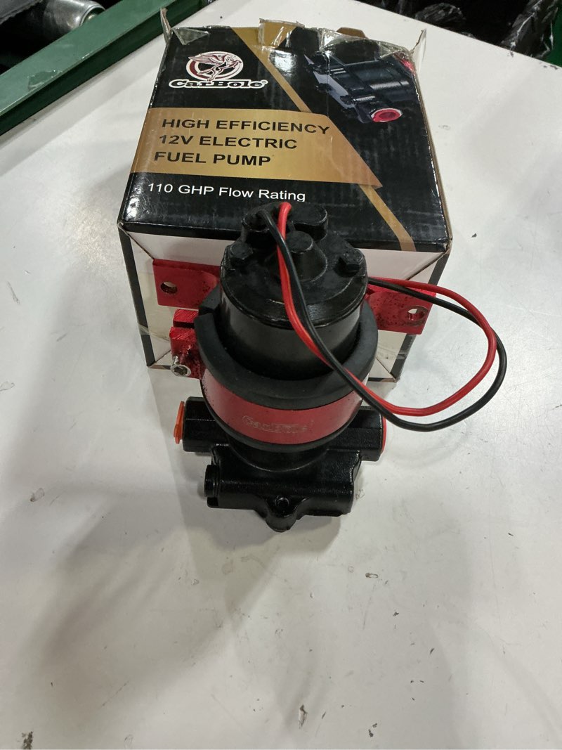 Condition photo showing Good Condition for carbole 110 gph electric performance fuel pump dc 12v with mounting bracket 110 gph, 13-14 psi