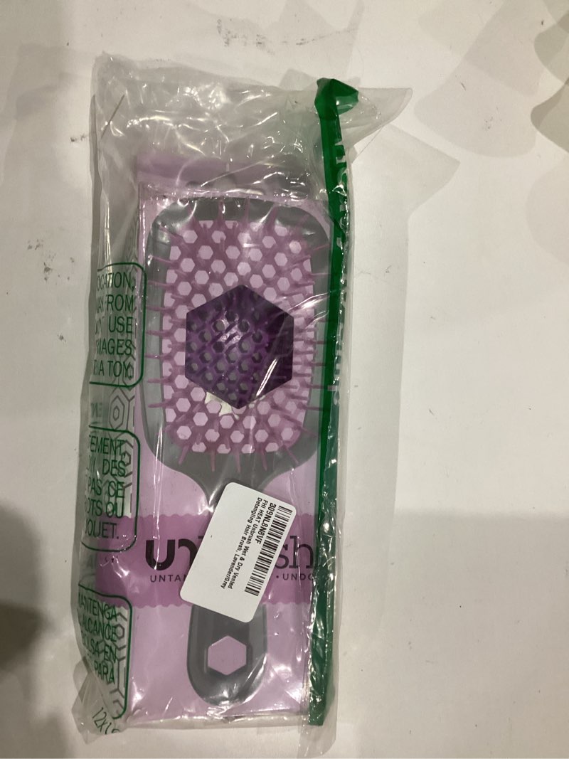 Condition photo showing New/Like New for FHI Heat UNbrush Detangling Brush for Pain-Free Brushing on All Wet or Dry Hair Types — Durable DuoFlex Anti-Static Bristles, Lightweight Handle, Vented Hair Brush Orchid Lavender 1 Count (Pack of 1)