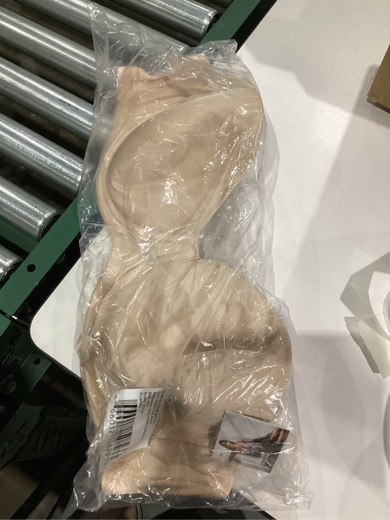 Condition photo showing New/Like New for Smart & Sexy womens Full Support Light Lined Strapless Bra 42D In the Buff