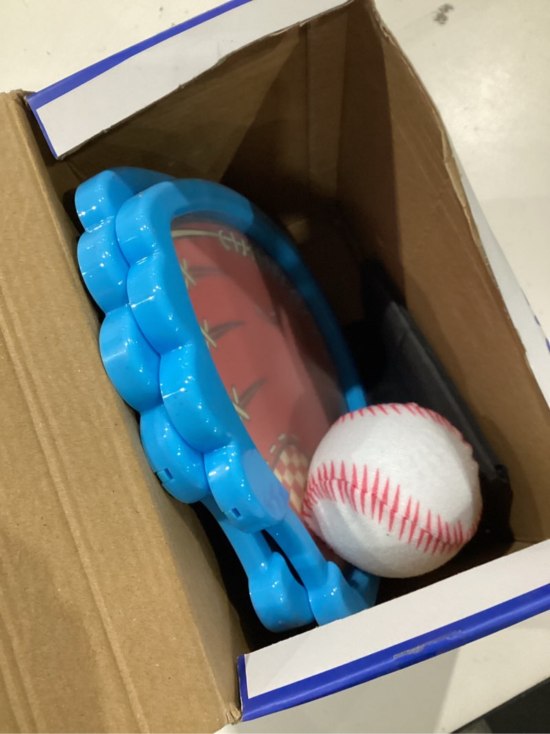 Condition photo showing Good Condition for toss and catch ball game, outdoor toys for kids, beach pool yard games for teens & family, toddler baseball glove birthday gifts for 3 4 5 6 7 8+ year old boys & girls (4 paddles & 6 balls) 4 pack