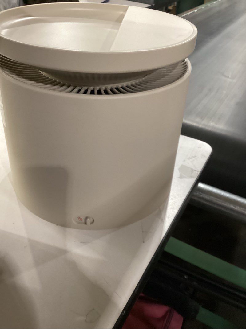 Condition photo showing New/Like New for BLUEAIR Room Humidifier - DreamWell - 48Hr Top-Fill Mist-Free InvisibleMist Technology Aroma Stone for Essential Oils and Soothing Mood Lighting - Quiet Operation for Bedroom and Home Use, Beige