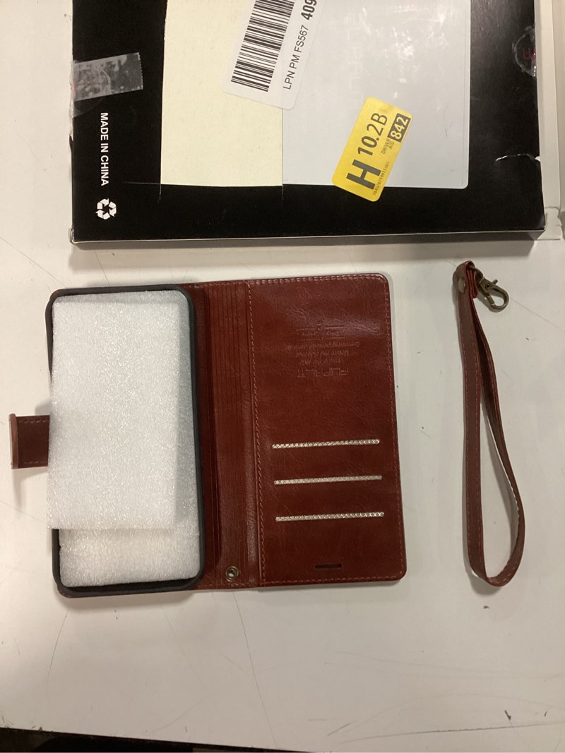 flipalm wallet case for iphone 17 series with wrist strap - pu leather folio flip with credit card h