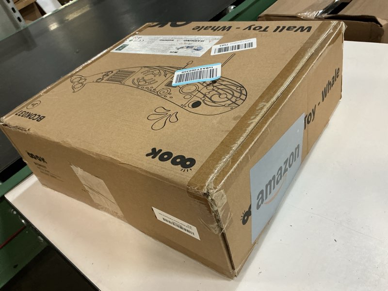 Condition photo showing New/Like New for OOOK Whale Wall Busy Board Panel, Montessori Sensory Toy, Toddler Learning Activity Center, Toddler Learning Activity Center, Interactive Toys, Wooden Sensory Wall Develops Kids Skills in All Aspects