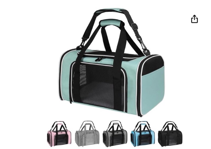 carriers soft-sided large pet carrier for cats dogs small animals up to 25lbs,top load carrier,ventilated design,portable