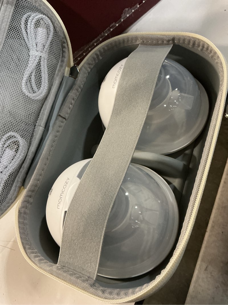 Condition photo showing Good Condition for momcozy m5 smart app controlled wearable breast pump, hands-free wireless electric pump, 3 modes 9 suction levels, bpa-free, portable lightweight, 24mm flange, 2-pack quill gray