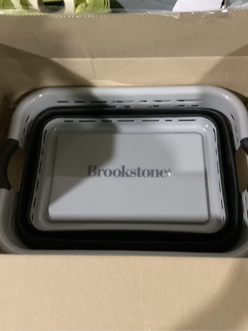 Condition photo showing Good Condition for brookstone collapsible laundry basket