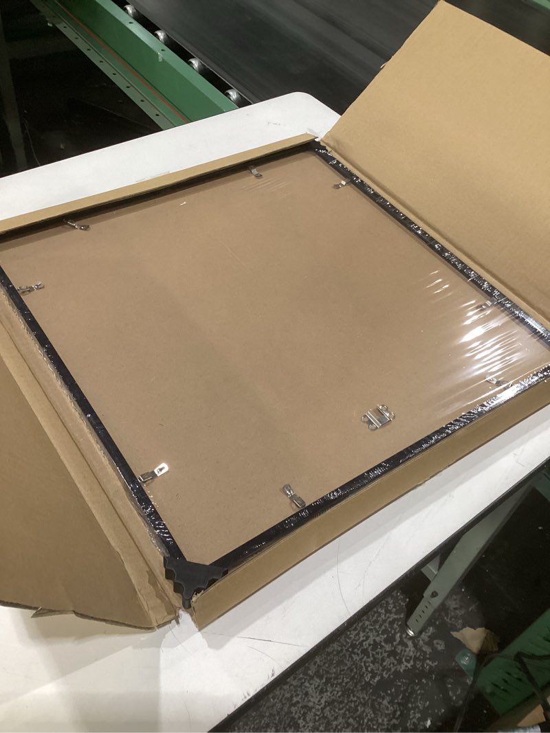 Condition photo showing Good Condition for lavie home 20x20 picture frame for wall display, 20x20 black picture frame with hd plexiglas, 20 x 20 square frame 1 pack, display frame for vertical or horizontal, classic collection black 20x20 1