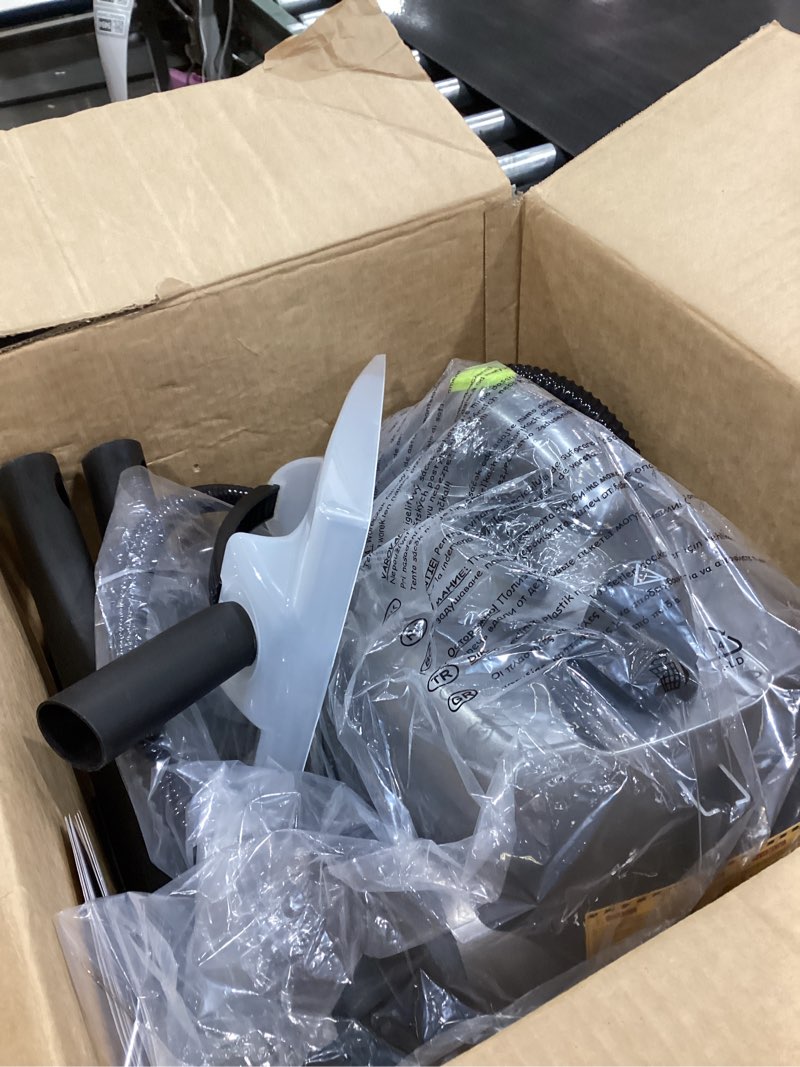 Condition photo showing As Is for Heavy-Duty Steam Cleaner - 1500W Multipurpose Handheld Floor Steamer with 22 Accessories 16ft Cord for Home, Car Detailing, Tile, Grout, Carpet, Wallpaper, Upholstery, Window, Deep Cleaning