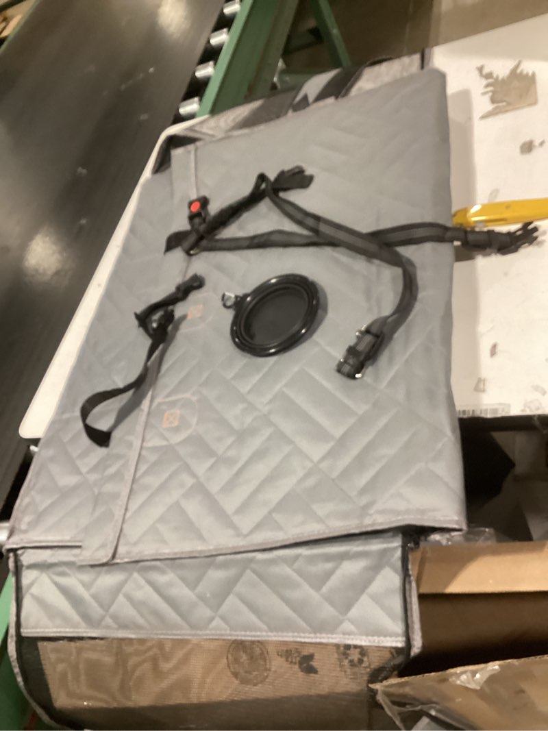 Condition photo showing Good Condition for Similar product not like stock photoDUMOS Dog Crate 24 Inch Travel Cat Pet Carrier for Small Dog, Portable Foldable Soft Pet Airline Approved Crate with Storage Bag & Washable Pad for Indoor Outdoor Dog Kennel Carrier (S-30lbs, Grey) Grey 24 Inch