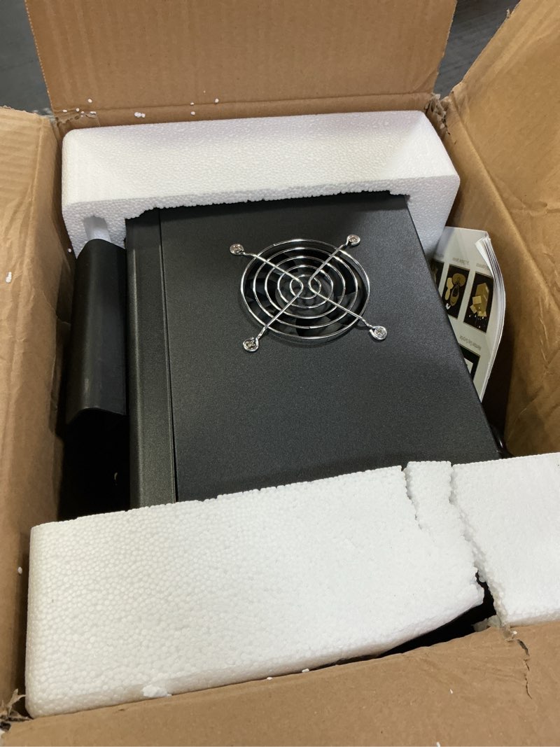 Condition photo showing As Is for FAST MELT UV Resin Curing Box, 395nm UV Curing Light Station with 36 LED Beads, Auto UV Curing Resin Dryer Timer Setting Digital Display(S/M/H) wit Tray, UV Light for Craft|Jewelry Making|DIY Decor Black