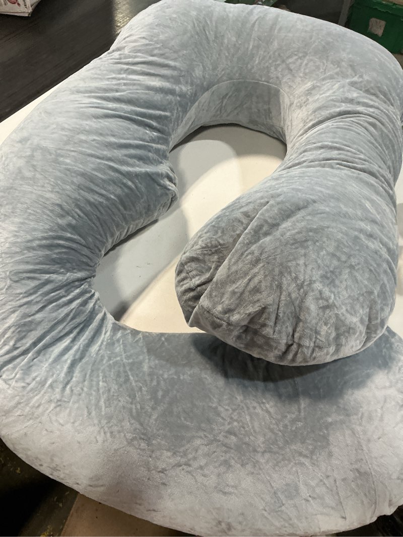 Condition photo showing Good Condition for momcozy pregnancy pillow for sleeping - u shaped full body maternity pillow | removable cover, support for back, legs, belly, hips for pregnant women, side sleeper, pregnancy gifts & essentials, 57 inch grey