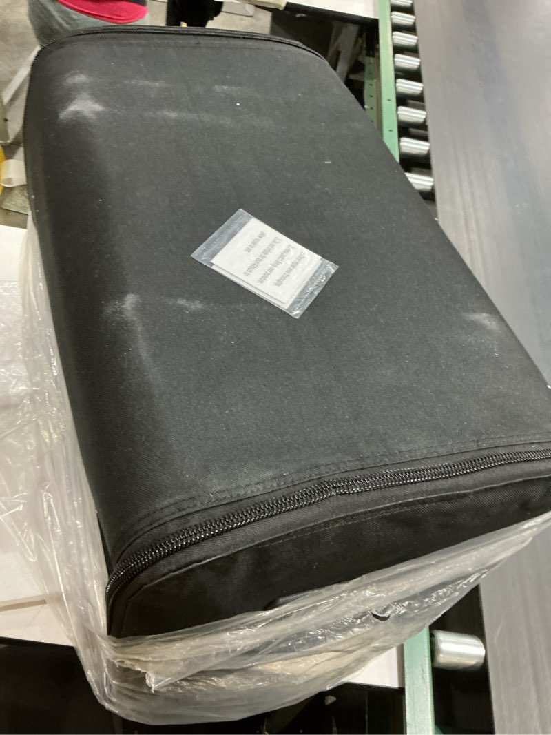 Condition photo showing New/Like New for serenelife ez bed air mattress with frame and rolling case, self-inflating airbed with built in pump for travel and hosting, twin