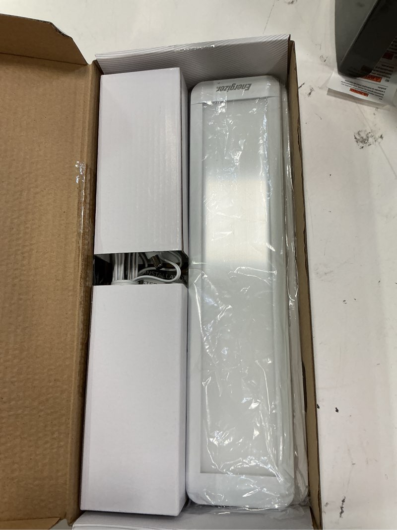 Condition photo showing Good Condition for Energizer Smart Under Cabinet Light Bar 2 Pack, Ultra-Thin 0.3”x12”x2.7”, RGB + Multi-White, Remote Control, Button, App, Voice Control with Alexa Siri Google, Motio