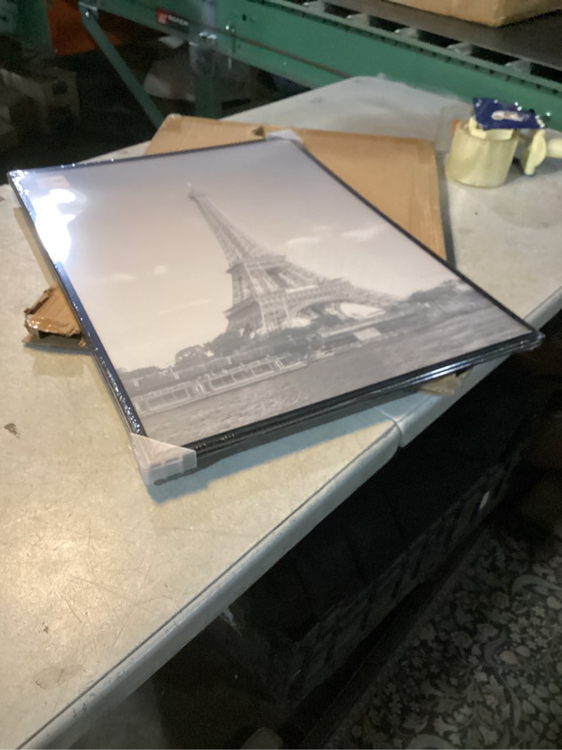 Condition photo showing Good Condition for upsimples 18x24 Picture Frame Black 3 Pack, Scratch-Proof Poster Frames 18 x 24 for Photo Gallery - Slide-In Strips, Horizontal or Vertical Wall Mounting Black 18x24