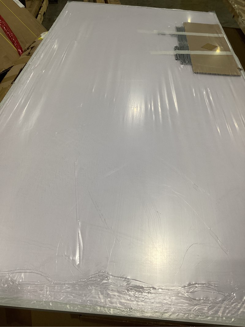 Condition photo showing As Is for viz-pro dry erase board/magnetic whiteboard, 96 x 48 inches, large wall mounted board for school office and home 8' x 4' 96"w x 48"h