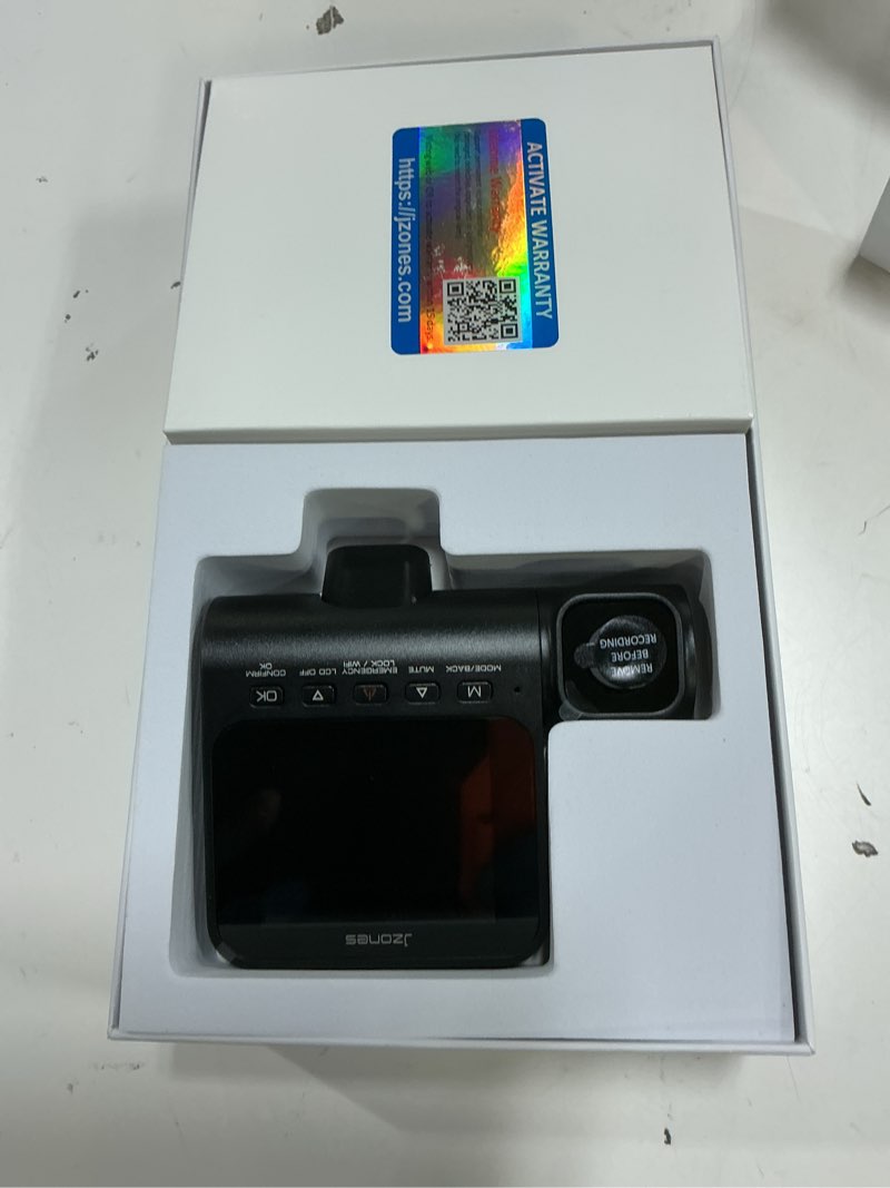 Condition photo showing Good Condition for 3 channel dash cam, 4k dash cam front and rear, dash camera for cars starvis 2 sensor car dash cam with hdr night vision, 24h parking mode dashcam built-in 5.8ghz wifi gps loop recording dark black 630