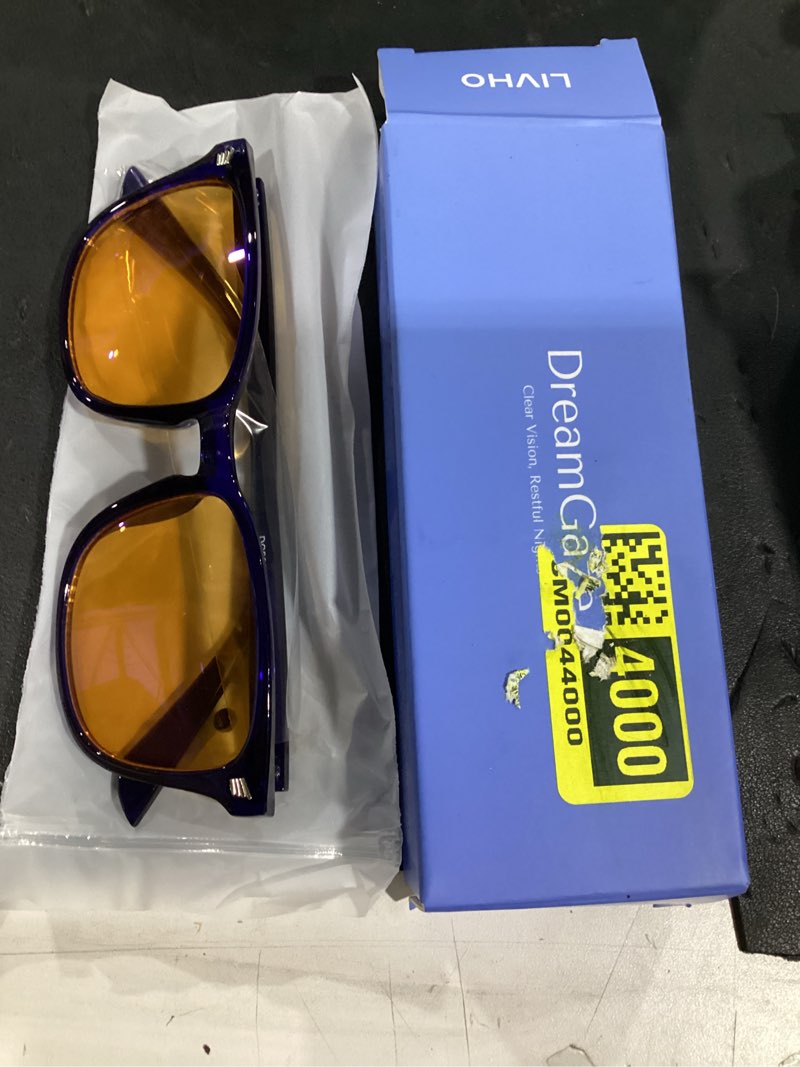 Condition photo showing Good Condition for (similar) livho dream gaze blue light blocking & light sensitivity glasses - for comfort, relaxation, sleep & relief lens relief