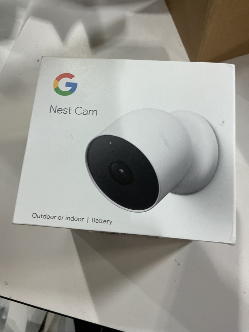 Condition photo showing New/Like New for Google Nest Cam Outdoor or Indoor, Battery - 2nd Generation - 1 Pack 1 Count (Pack of 1) Nest Cam (Outdoor or Indoor, Battery)
