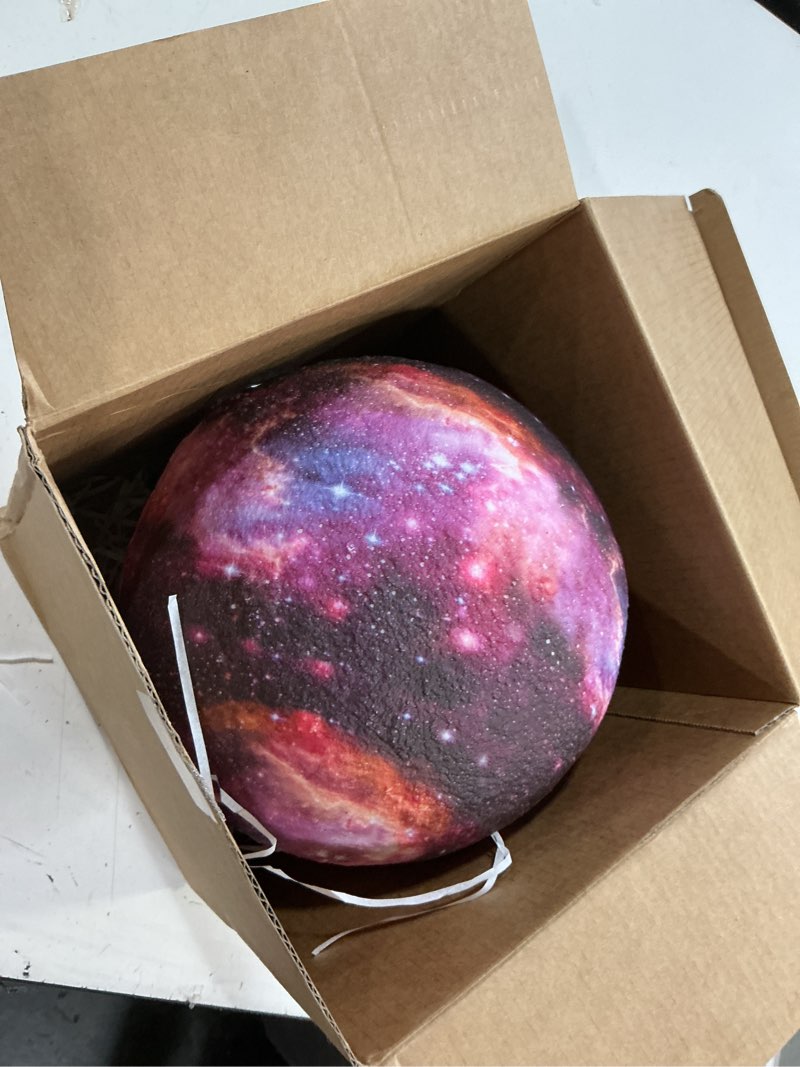 Condition photo showing New/Like New for 7.9 inch large moon lamp galaxy starry moon night light with touch and remote control 16 colors as cool lamp gift for boys or girls 7.9in