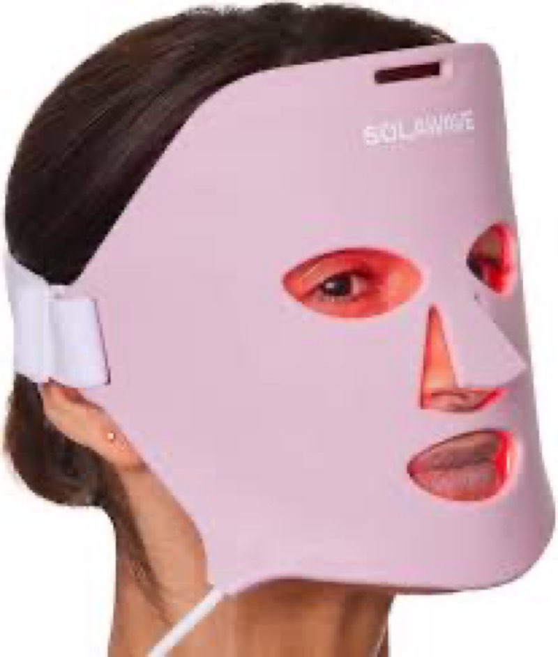 Red Light Mask for Face, Pink