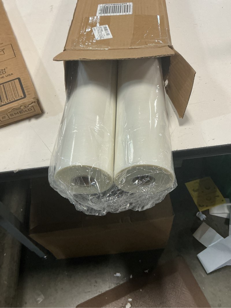 Condition photo showing New/Like New for gbc 3000004 nap-lam i 25 in. x 500 ft. 1.5 mil roll film - gloss clear (2/box)
