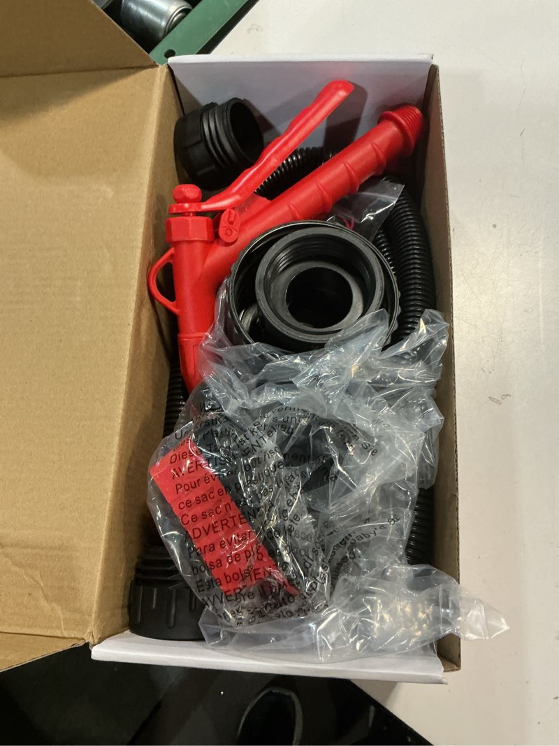 Condition photo showing Good Condition for 5 gpm cordless fuel transfer pump compatible with dewalt 20v & milwaukee 18v batteries, portable gas can pump with 51" hose, 5 adapters, gas pump for diesel, gasoline (bare tool)