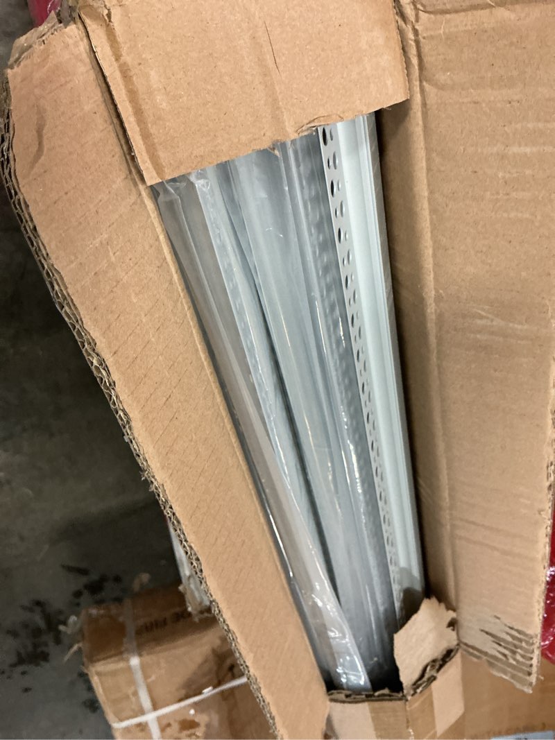 Condition photo showing Good Condition for besseto plaster-in led channel 10 pack 6.6ft/2 meter trim edge tile led strip aluminum channel, trimless recessed drywall aluminum led profile with milky diffuser and end caps 10pack 6.6ft