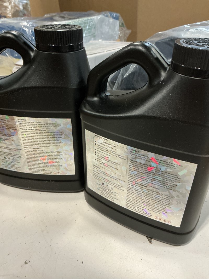 Condition photo showing Good Condition for 64 OZ Epoxy Resin KIT by Mr. Resin Crystal Clear Epoxy Resin for Arts & Crafts : Cures in 24 Hours! River Tables, Molds, Keychains & More! 64 fluid ounces