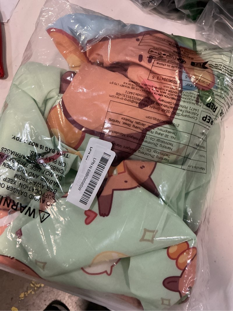 Condition photo showing As Is for ailonen kawaii capybara fitted sheet set twin size, boys girls cartoon cute capybara bedding set for kids teens,grass green bed sheet set,1 fitted sheet + 2 pillowcases,3 piece capybara2 twin