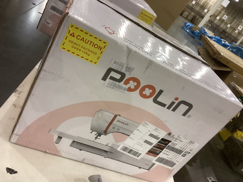 Condition photo showing New/Like New for Poolin EOC05 Embroidery Machine Maximum Embroidery Area 4x9.25inch, 7 Inch Touch Screen Comes with WiFi Design Transfer, Includes All Accessories Supplies and Training for Beginners