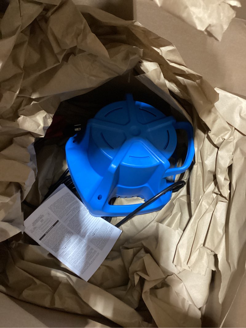 Condition photo showing As Is for Little Giant APCP-1700 115-Volt, 1/3 HP, 1745 GPH, Automatic, Submersible, Swimming Pool Cover Pump with 25-Ft. Cord, Light Blue, 577301