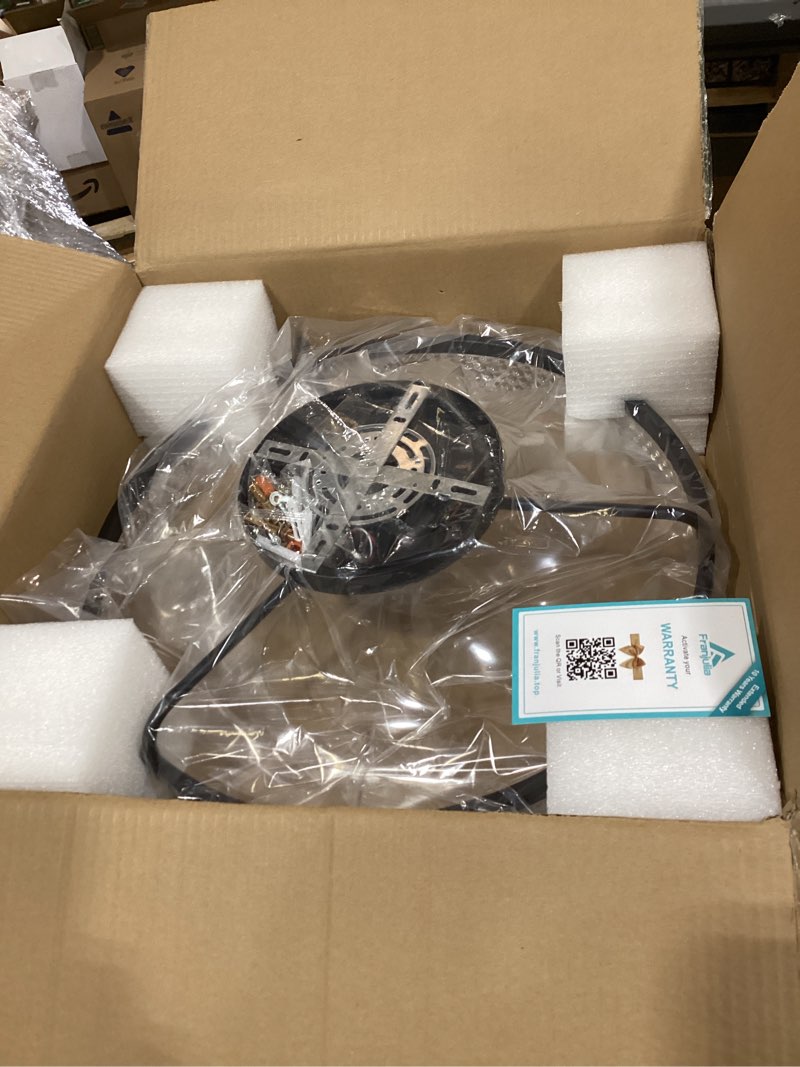 Condition photo showing New/Like New for addlon ceiling fans with lights and remote, 20'' low profile ceiling fans, 3000-6000k dimmable modern flush mount led fan light, fandelier ceiling fan for bedroom, kitchen, living room, black black 20 inch